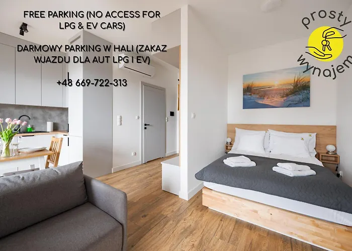 Baltic Plaza41 Prostywynajem Parking Lägenhet *
